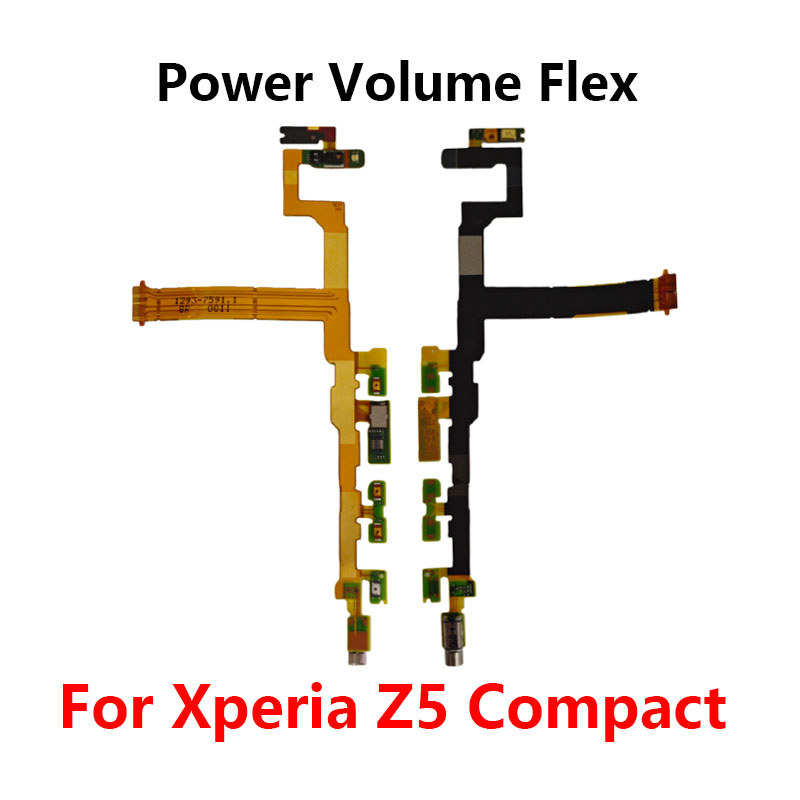 For Sony Xperia M4 M5 X XA  XA1 XA2 Plus Ultra XZ1 Z5 Compact Power Swit on off Volume up Side butto
