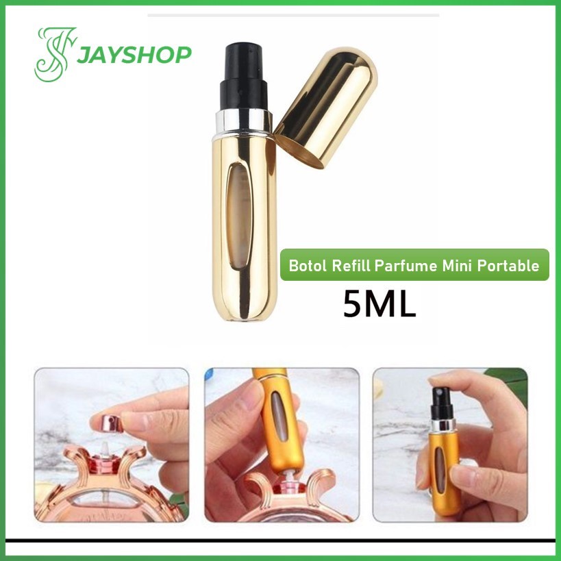 (GROSIRAN) Botol Parfum Refill Mini Botol Parfume Isi Ulang Travel Portable 5ML