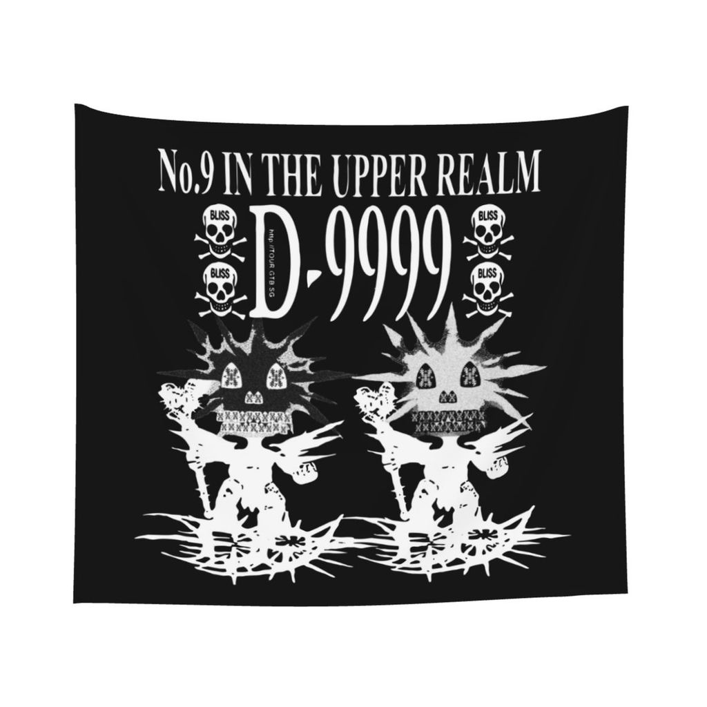 Drain Gang No.9 IN THE UPPER REALM Tapestry Colorful Fabric Wall Hanging Bladee Wall Decor Yoga Mat 