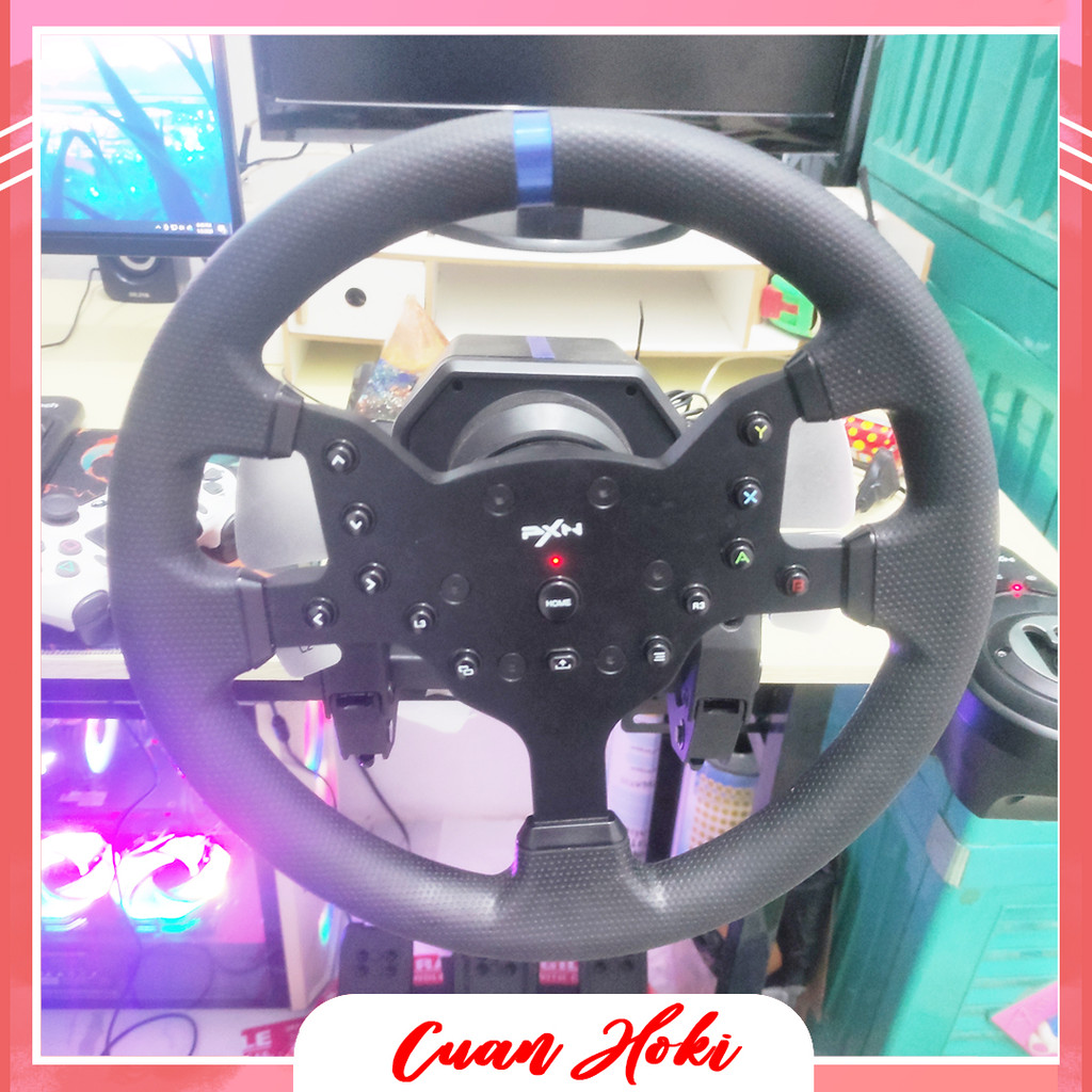 Steering Wheel Simulator Racing PXN V99 3.2nm force feedback bekas second Normal Mulus