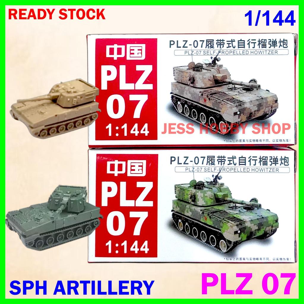Miniatur 1/144 Artileri PLZ-07 Norinco Self Propelled Howitzer Tank PLZ07 4D Model Kit Mini Militer