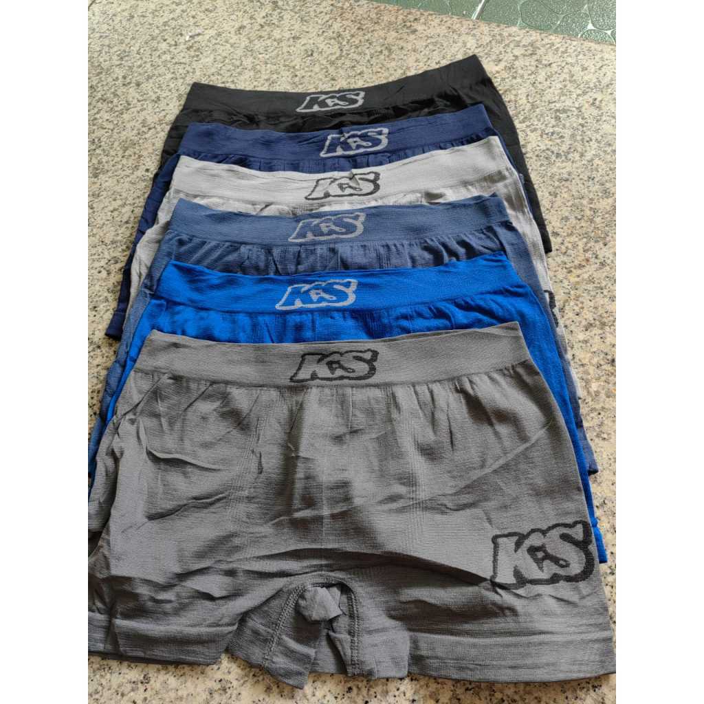 TERMURAHHH  BOXER Pria Celana Dalam Pria bahan katun Pinggang Karet Hello