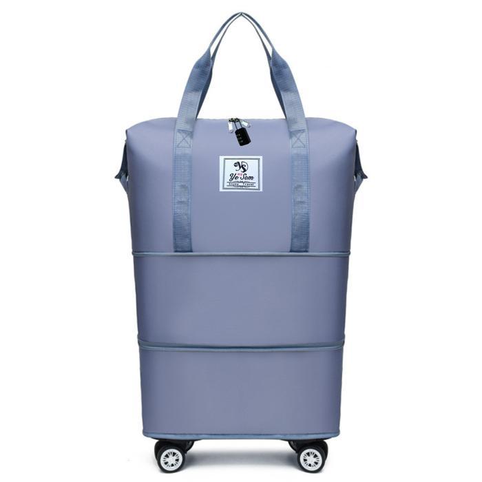 Ye Som Tas Traveling Roda Bisa di Gembok Tas Duffel Jumbo-Tas Jinjing 3 Tingkat-Tas Travel Roda Wate