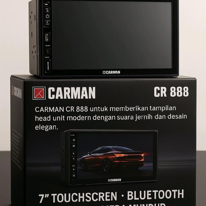 Head Unit Doube Din Deckless Carman Deckless USB MP5 Carman [Terlaris]