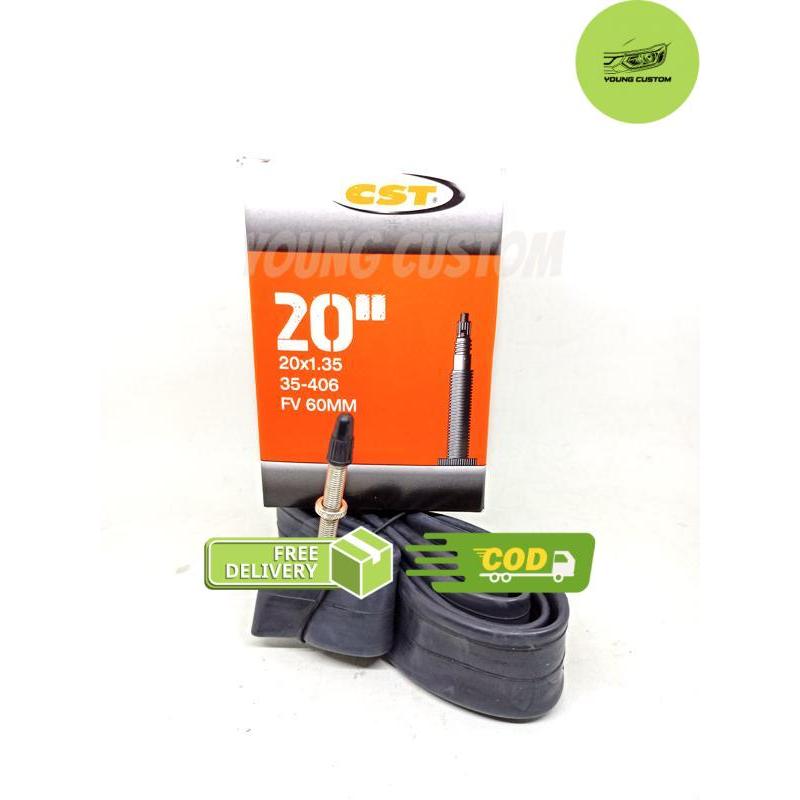 Ban Dalam CST 20 inch Murni Ban Dalam Sepeda Lipat - 20x1.35 FV 60mm -young