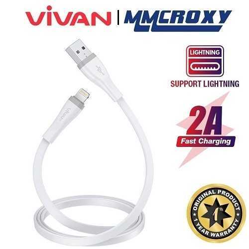 Vivan SL30S/SL100S/SL200S Kabel data Lightning Fast charging 2.4A