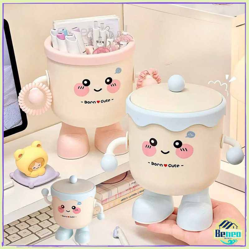 Tempat Sampah Mini Karakter Lucu Serbaguna Organizer Meja Tempat Sampah Serbaguna Multifungsi Lucu M