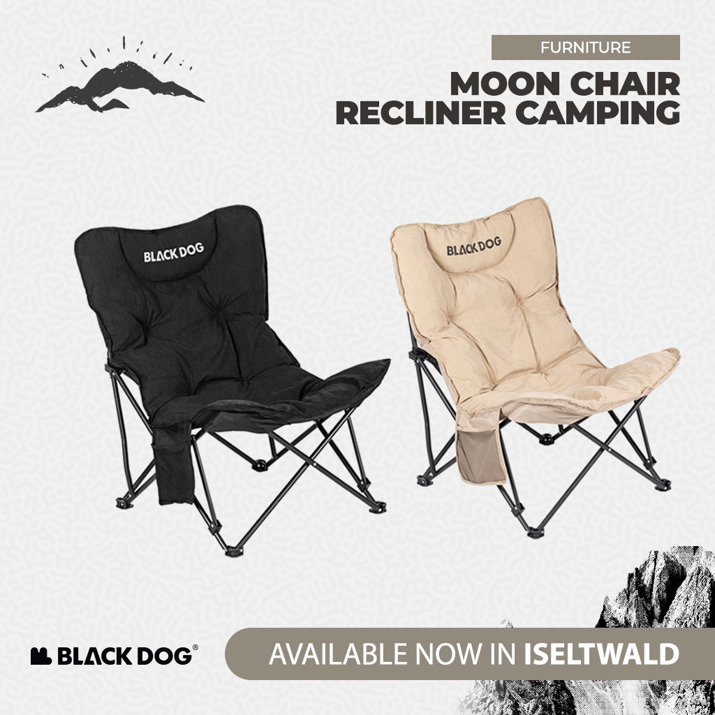 Blackdog Kursi Lipat Portable Outdoor Sandaran Tinggi CBD2550JJ067 Folding Butterfly Chair Moon Chai