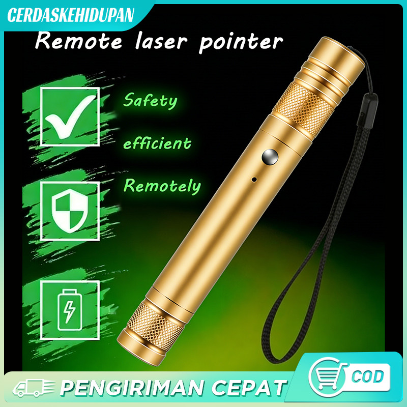 Laser Penunjuk Pointer Hijau 303 Jarak Jauh / Green Laser Pointer 303A