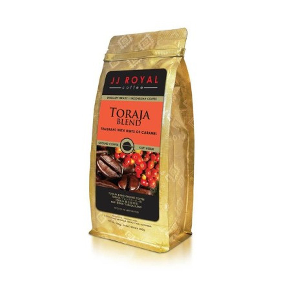 JJ ROYAL TORAJA BLND GRND COFFEE BAG 200