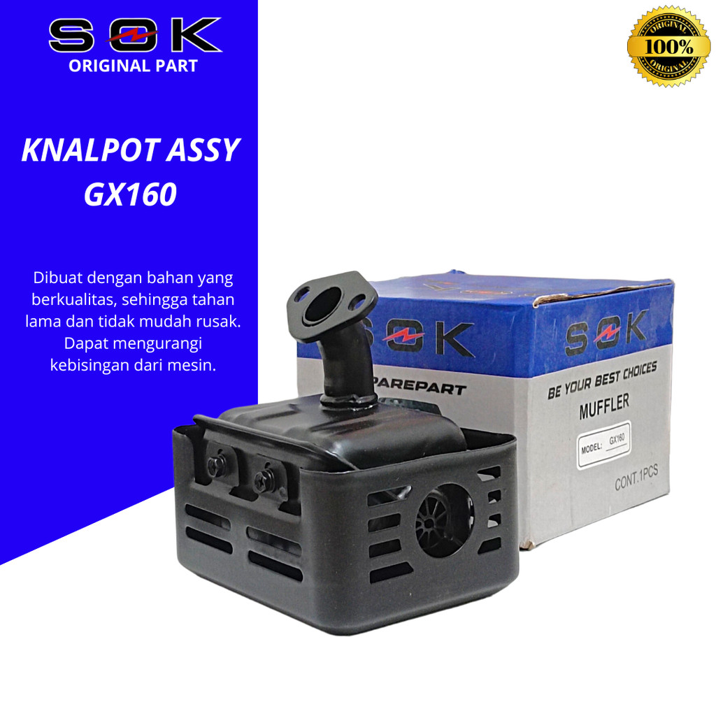 Knalpot GX160 muffler GX160 silincer GX160 exhaust GX160 GX200