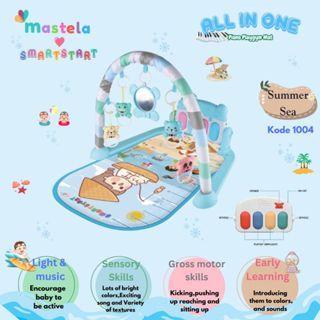 MASTELA Piano Playgym Mat / Playmat Edukasi Bayi - SUMMER SEA