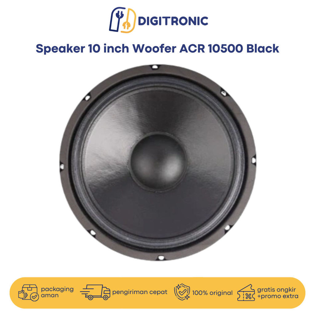 Speaker 10 inch Woofer ACR 10500 Black