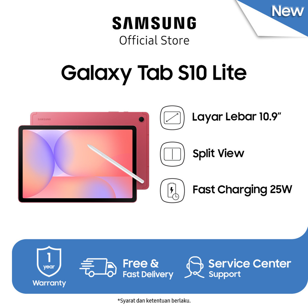 Samsung Galaxy Tab S10 Lite WiFi 6/128GB - Coralred