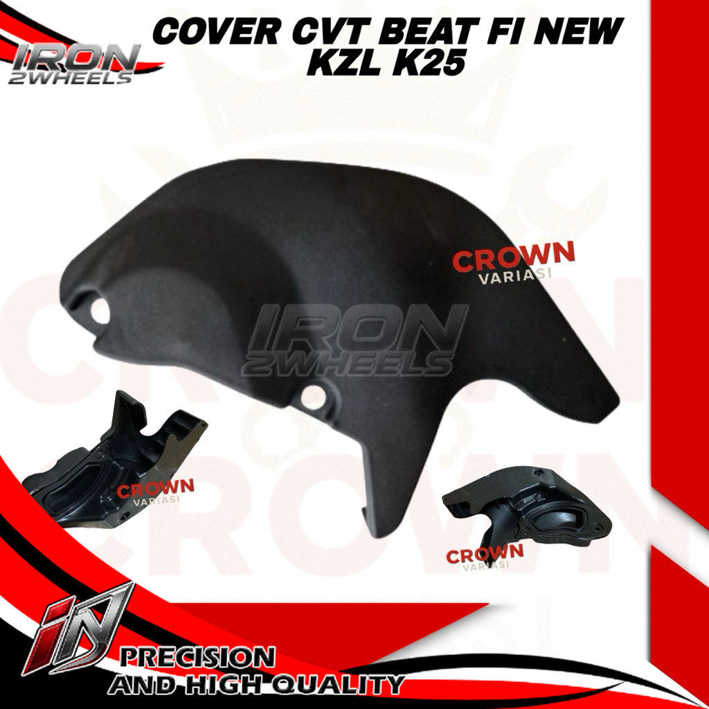 iRon 2Wheels COVER CVT TUTUP BLOK CVT BEAT FI SCOOPY VARIO 2012-2014 STATER KASAR K25 Duct Set L Cov