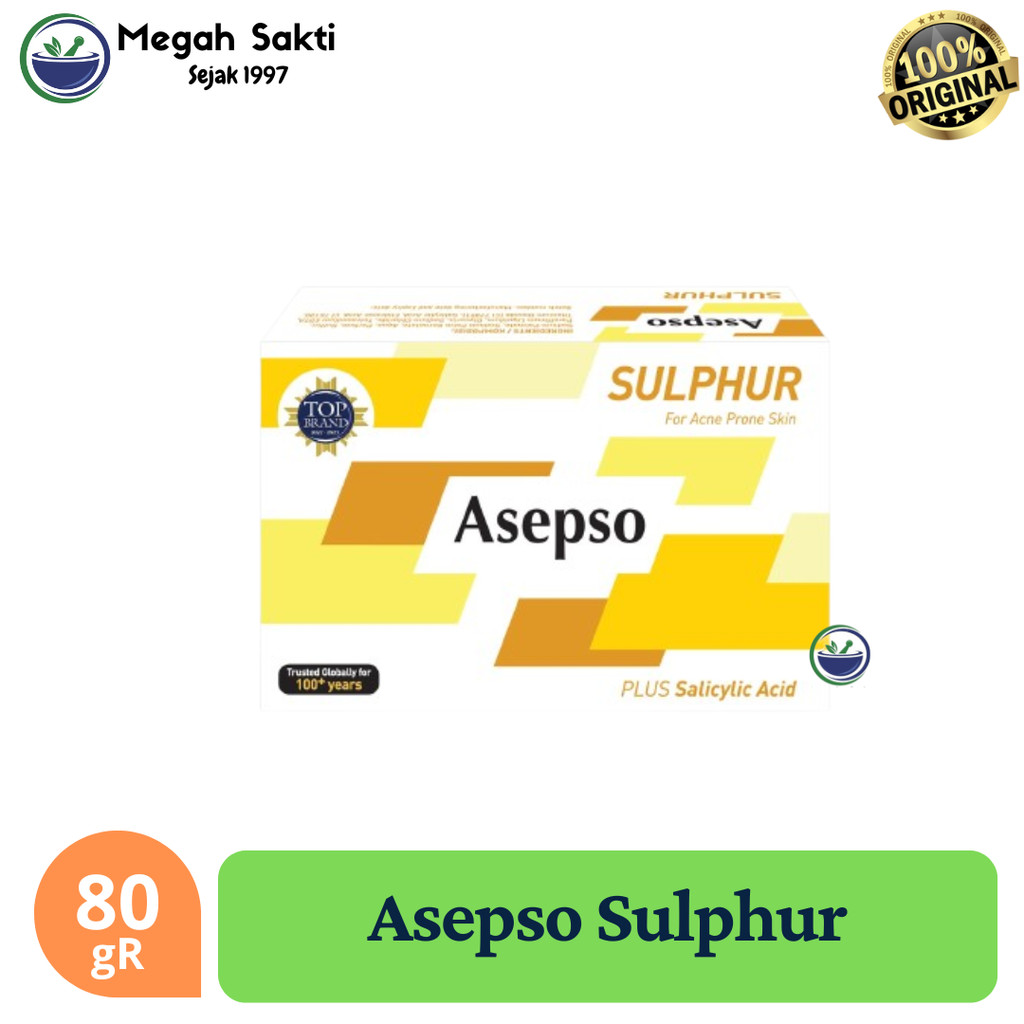 Megah Sakti - Sabun Antiseptik Asepso Sulfur