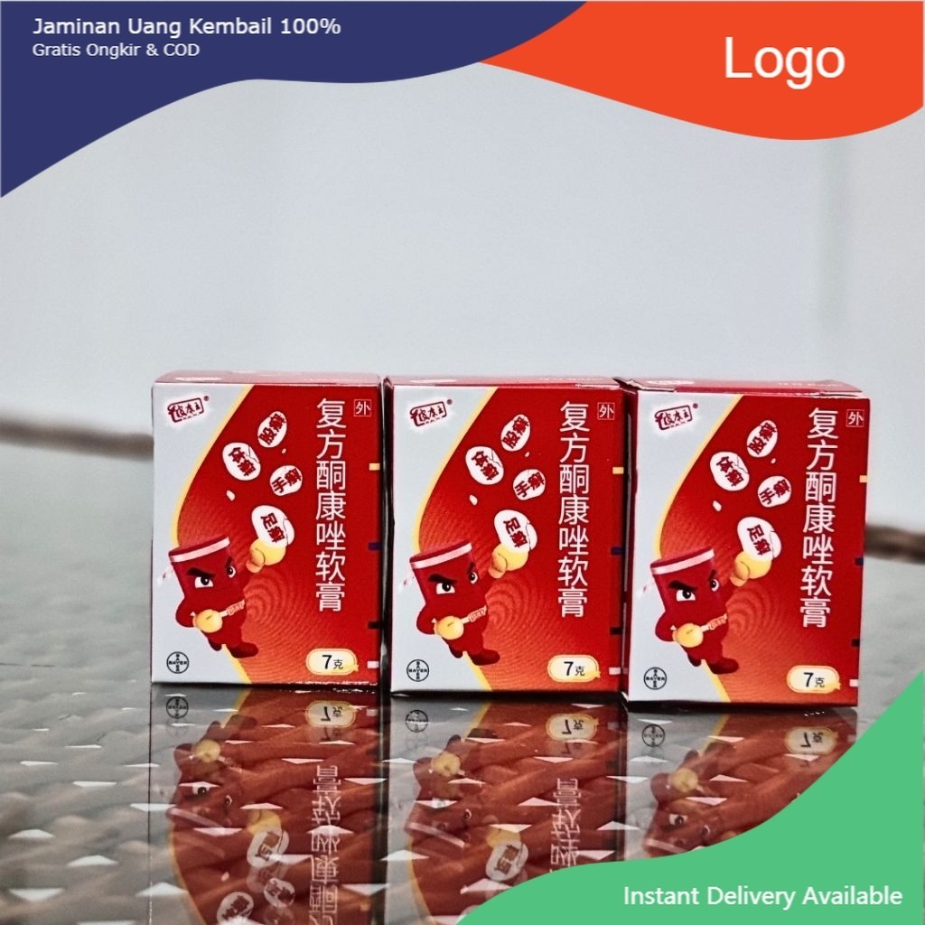 EKSTRA GRATIS ONGKIR (bisa cod) SALEP PI KANG WANG BAYER 7 GR / SALEP KETOCONAZOLE -DA-