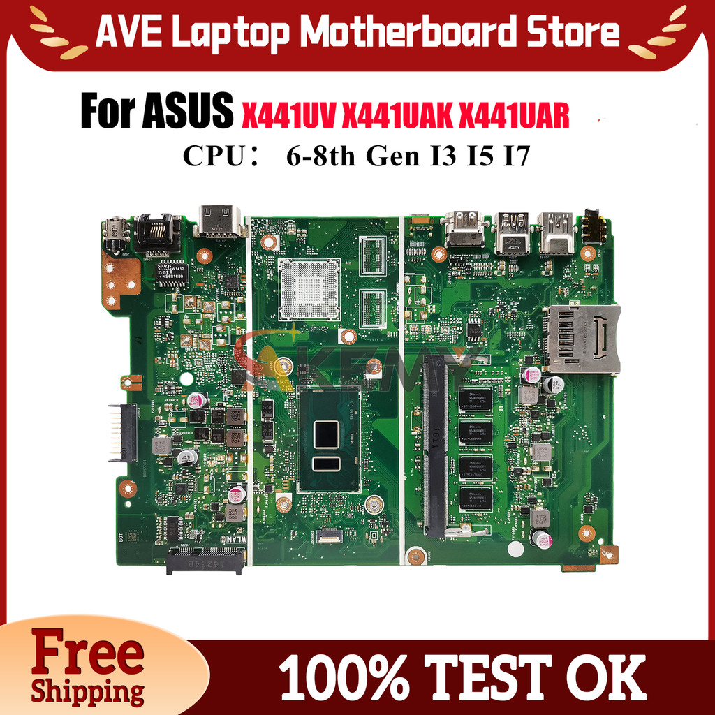 X441UA Laptop Motherboard For ASUS X441U X441UAR A441U X441UAK X441URK X441UB X441UVK X441UV F441U X