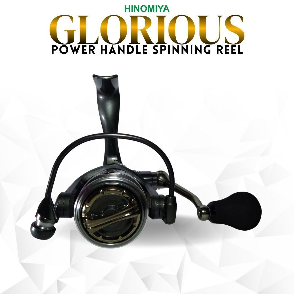 Reel Pancing HINOMIYA Glorious 1000 3000 9+1BB Spinning Power Handle - Indostar fishing