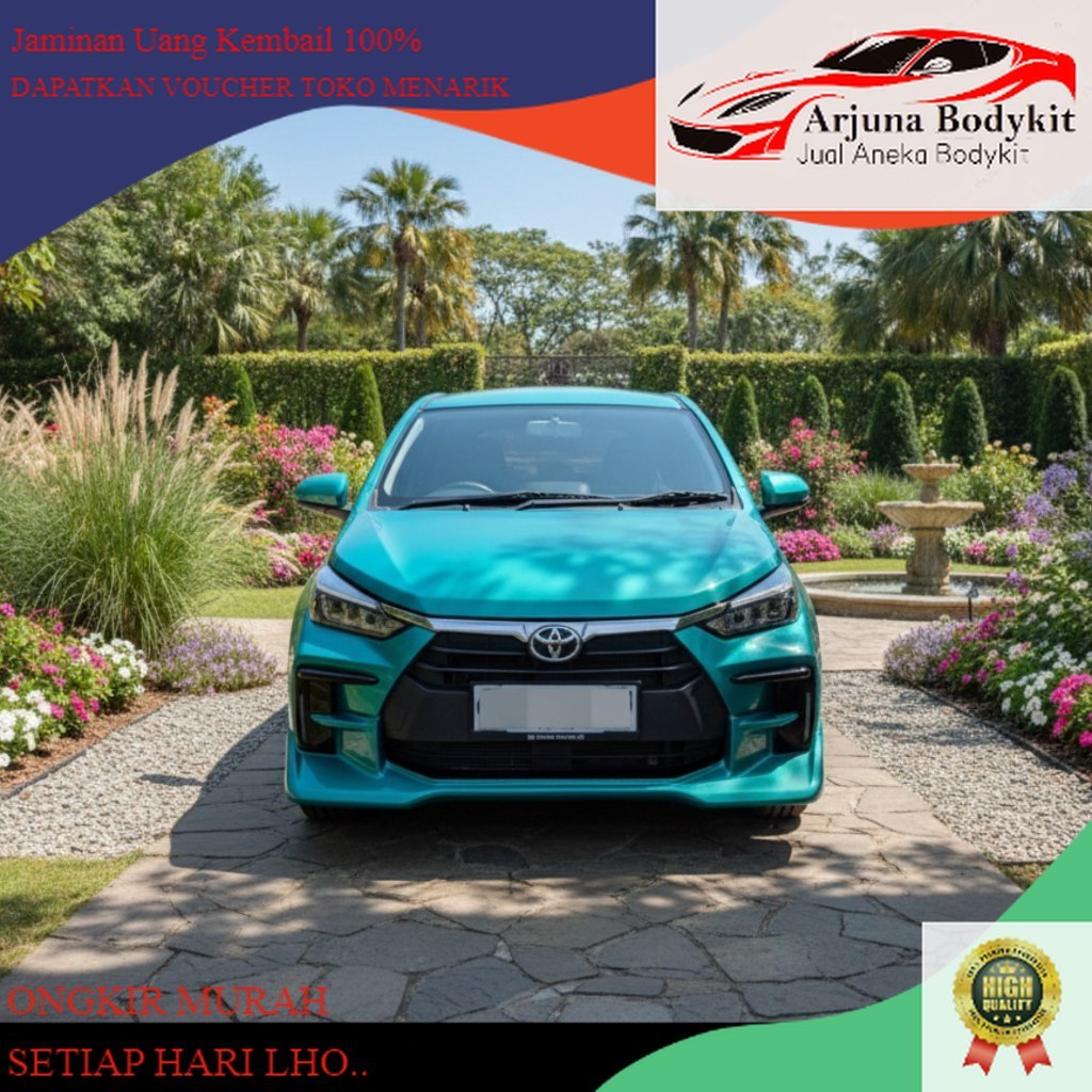 BODIKIT BODYKIT TOYOTA AGYA GR 2023-2026 BODYKIT AGYA GR BODIKIT AGYA GR BODY KIT AGYA GR
