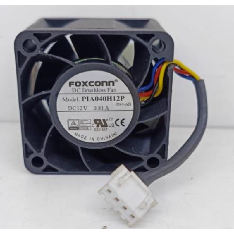 New Cooler Fan for FOXCONN PIA040H12P 4028 12V 0.81A 4CM PWM Temperature Controlled Large Air Volume
