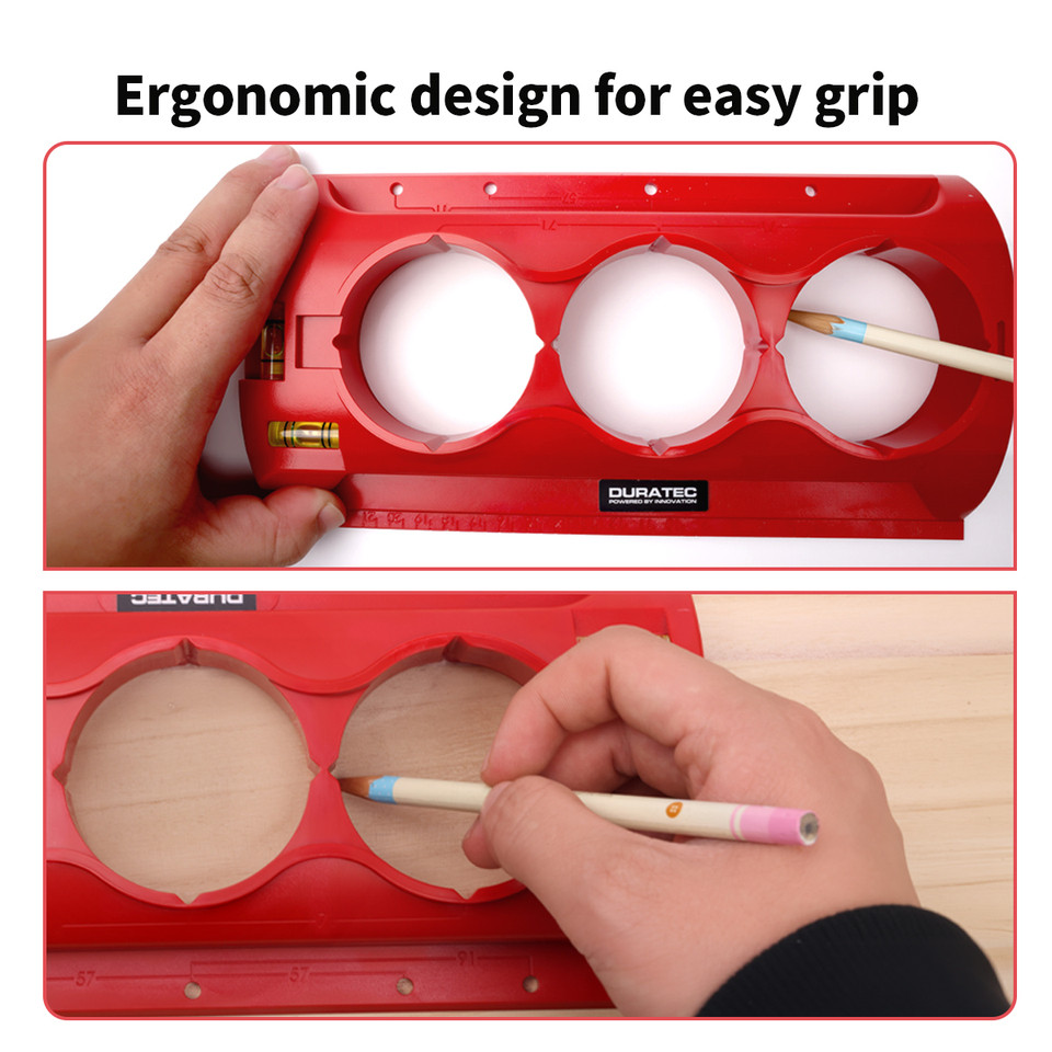 1Pcs DURATEC-518 Punching Locator Hole Fixing Clamp Balance Hole Locator Plastic Measuring Tool