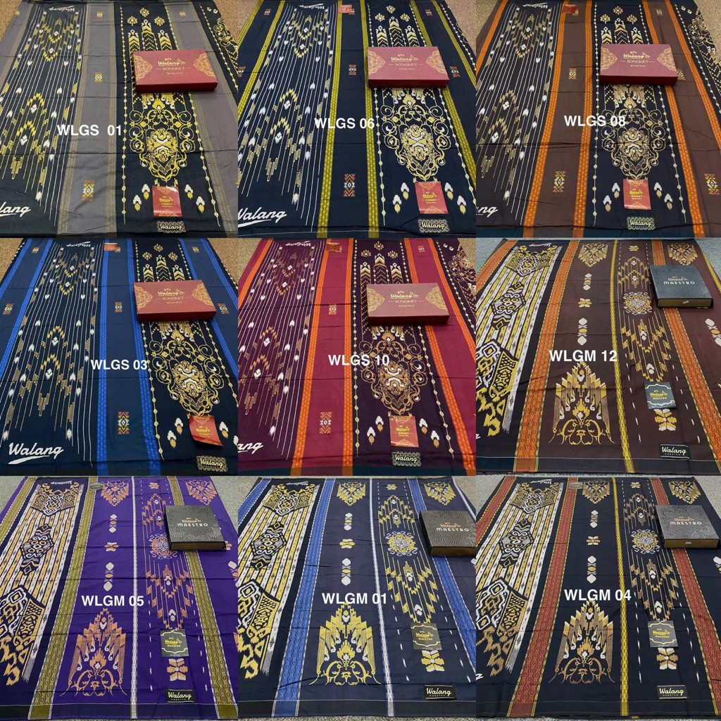 SARUNG WALANG SONGKET & SARUNG DONGGALA SONGKET PREMIUM