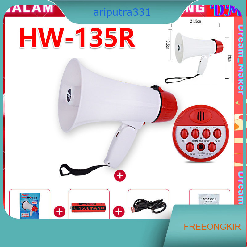TOA MEGAPHONE SEDANG FLECO MULTIFUNGSI FLECO HW-8R TERMURAH / TOA PENGERAS SUARA HW-8R ORIGINAL