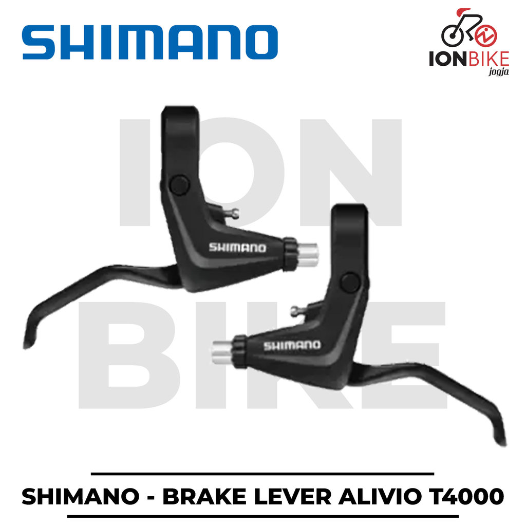 Handle Rem Shimano Alivio T4000 T-4000 Alloy Tarikan Empuk - Handel Tuas Brake Lever Sepeda MTB Fede