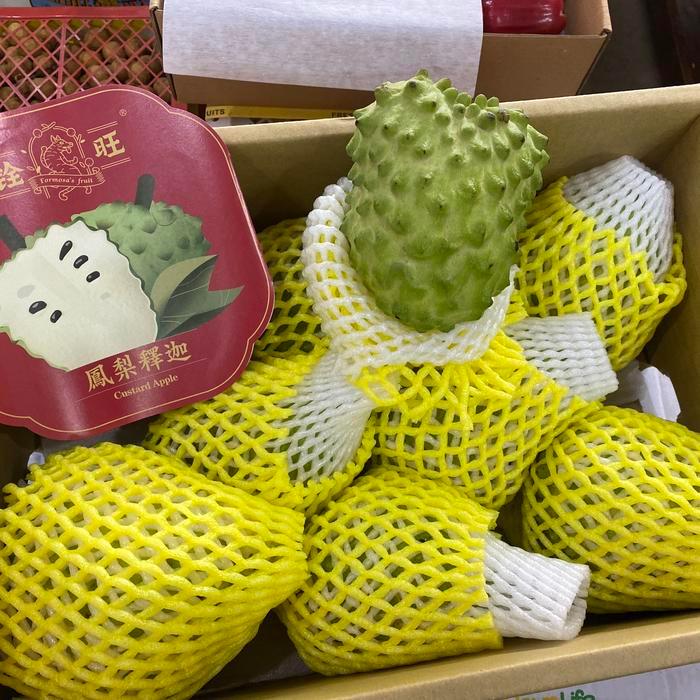 Srikaya taiwan | Buah srikaya jumbo inport taiwan Box 6 kg