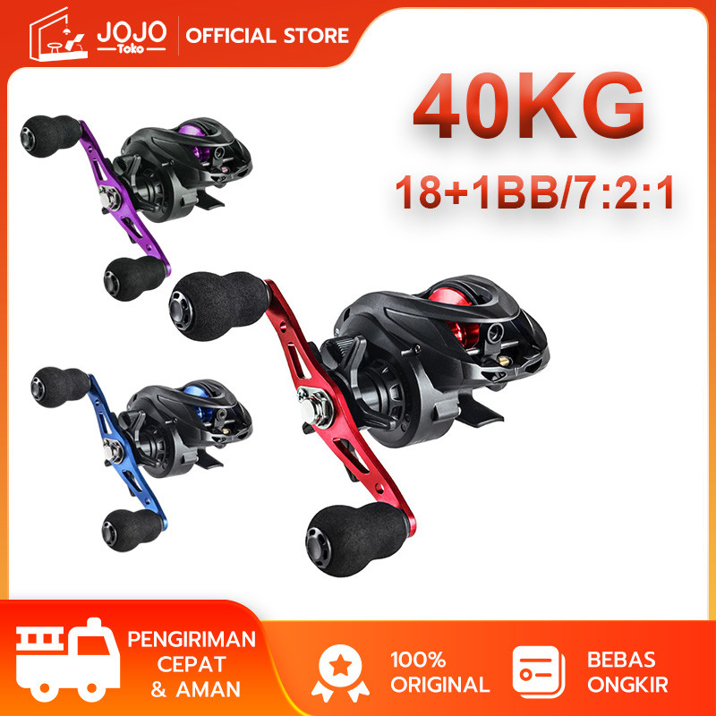 Indonesia spot pancing putar Lure fishing AK2000 40KG 7.2:1 gulungan pancingan reel pancing baitcast