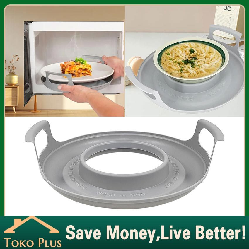 Piring Microwave Tahan Panas dan Microwave Safe / Piringan Tatakan Oven Universal