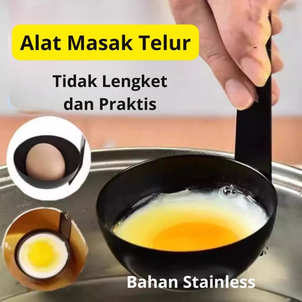 Alat Masak Telur Bahan Stainless / Alat Cetakan Telur Rebus Gantung Cetakan Telur Stainless Cetakan 