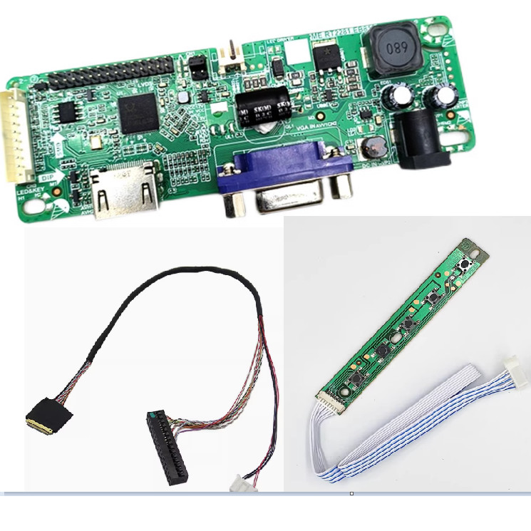 For ipad 1 2 A1219 A1337 A1395 A1396 A1397 LCD Screen splay Controller HDMICompatible VGA Retrofit D