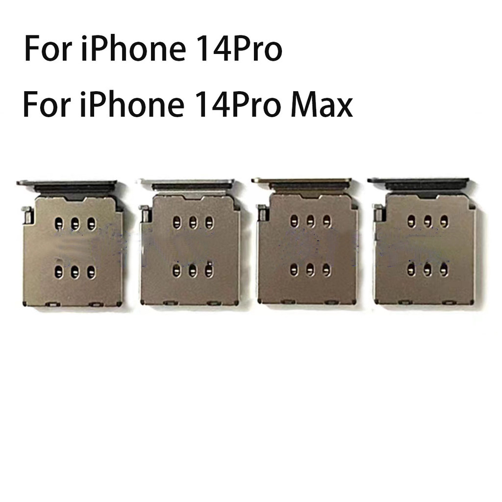 Dual Sim Card Reader Holder Slot Tray Socket Flex Cable For iPhone 14 Pro/14ProMax