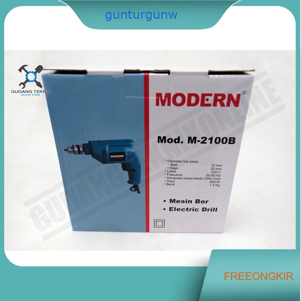 Mesin Bor Modern M 2100 B / Bor Listrik Modern M2100B 10 MM