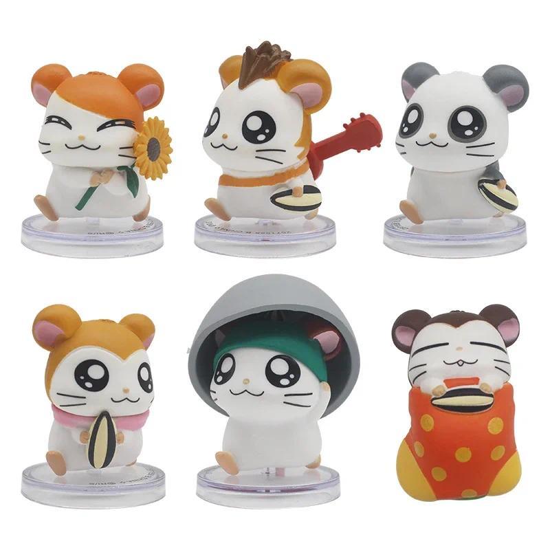 Trotting Hamtaro Action Figure Trotting Hamtaro Anime Creative Cute Figure Model Ornaments Box Toys