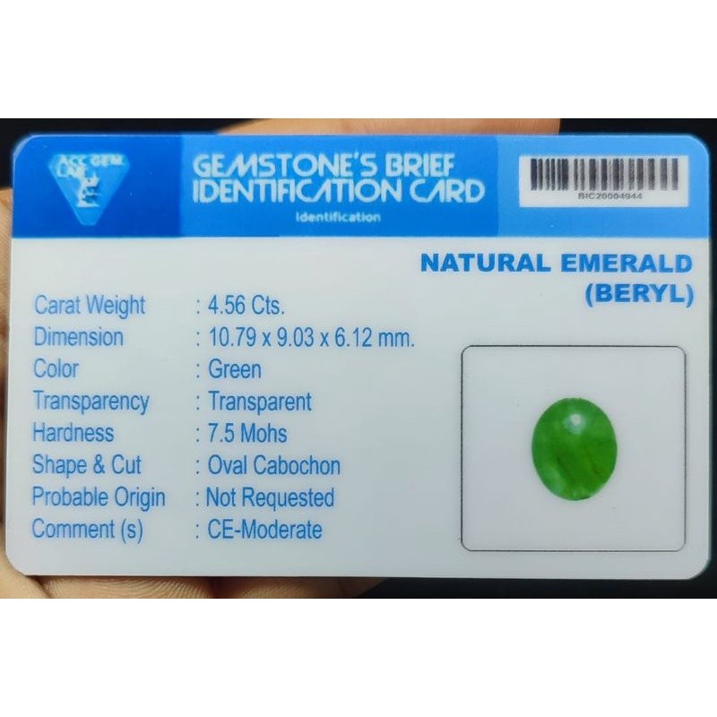 BATU ZAMRUD COLOMBIA/EMERALD BERYL ASLI NATURAL BERSERTIFIKAT TOP QUALITY