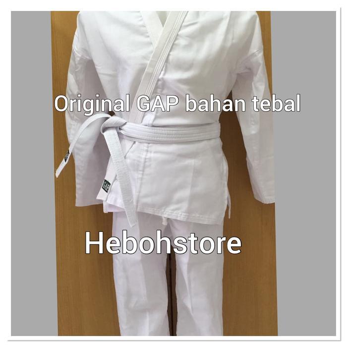 BAJU KARATE SATU SET UNTUK ANAK JUNIOR SIZE 3,4,5,6,7 GAP GROSIR