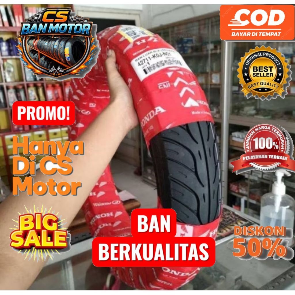 BAN MIO M3 BELAKANG UKURAN 90/90 RING 14NON TUBLES MERK FEDERAL FT 235L TERJAMIN