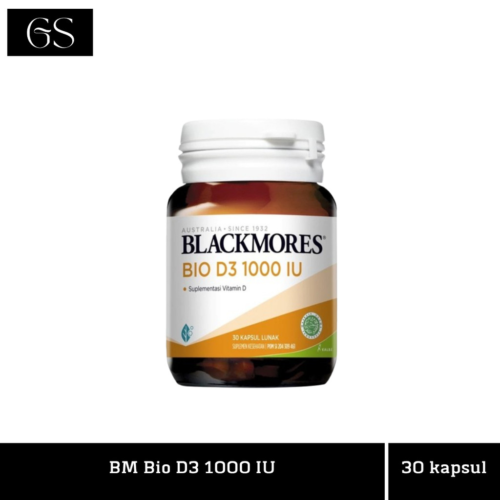 Blackmores D3 1000 IU 30 Kapsul / Suplementasi Vitamin D