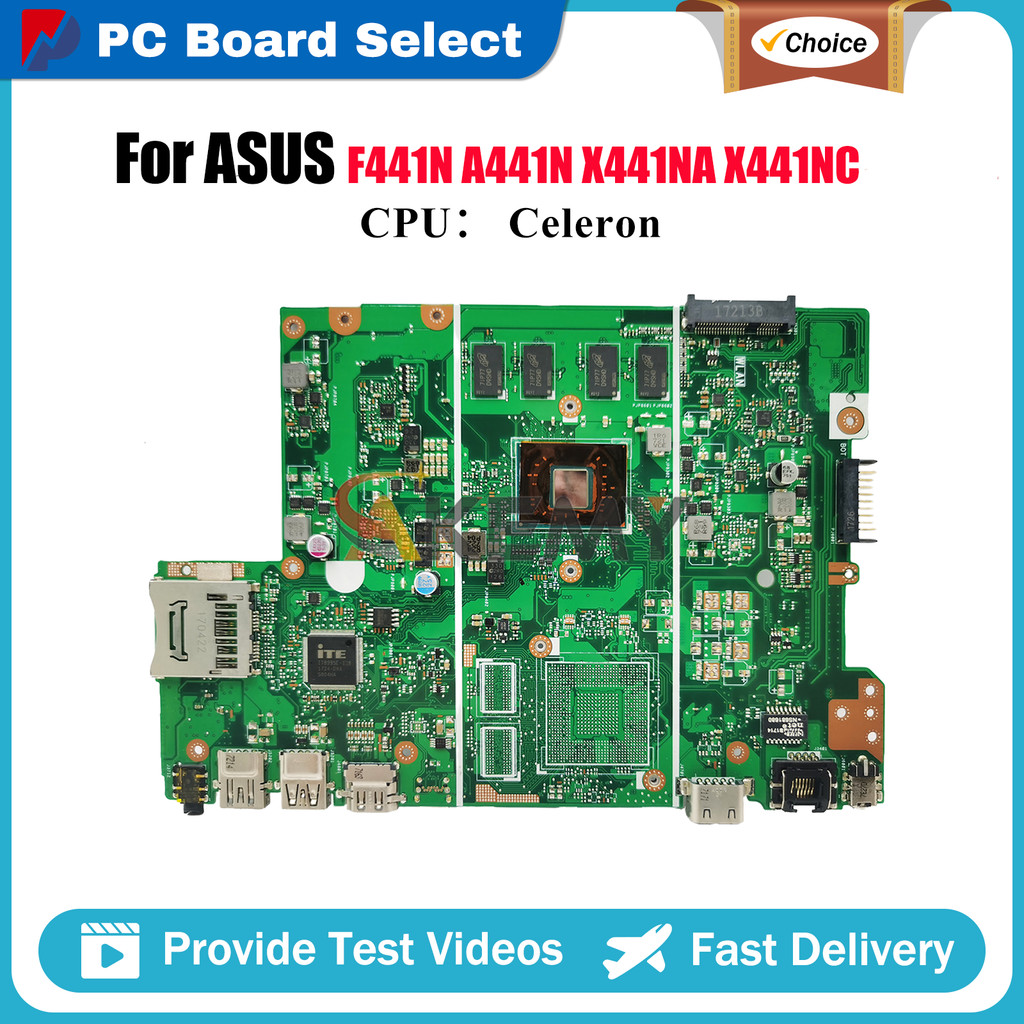 X441NA Laptop Motherboard For ASUS VivoBook X441NC A441N X441NA F441N X441N Mainboard  With Celeron 