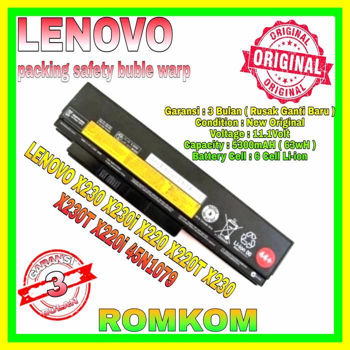 Baterai Laptop Original Lenovo Thinkpad X230 X230I X230S Original