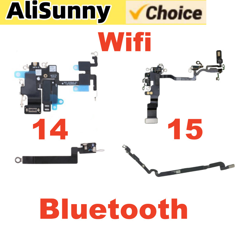 Kabel Fleksibel Bluetooth WiFi untuk iPhone 15 14 Pro Max 14Plus Antena Wi-Fi Sinyal NFC Klip Suku C