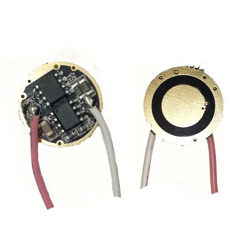 Driver LED 5-Mode 16mm 20mm 37V Untuk Cree 10W XM-L XML T6/U2 Lampu LED senter lampu kilat