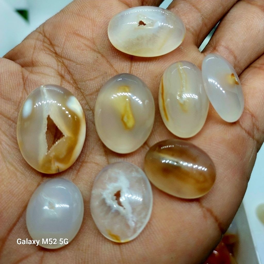 Lostune batu sulaiman combong alam asli natural dim 16-22 mm