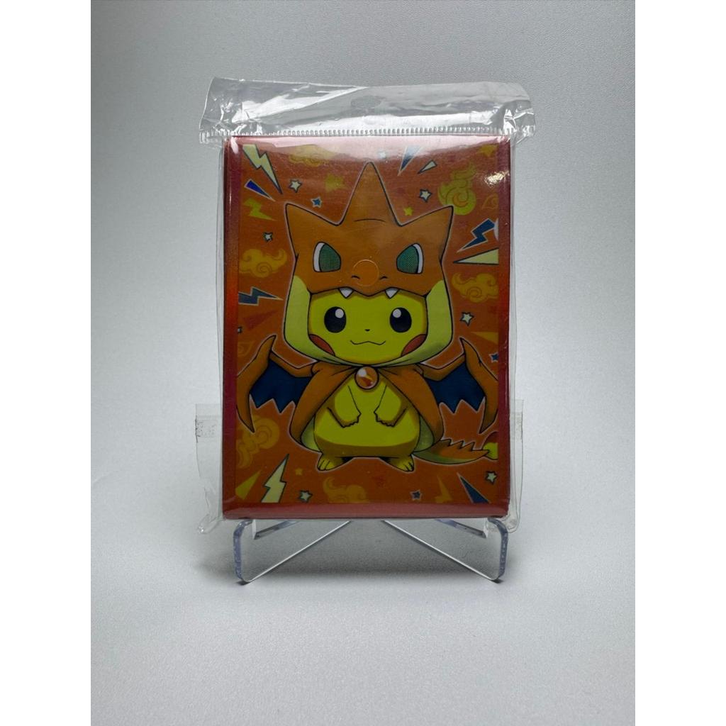 Pokemon Sleeve Card Pikachu Charizard Ponco