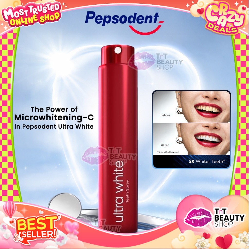 Pepsodent Ultra White Teeth Protection Spray 8ml | TnT Beauty Shop