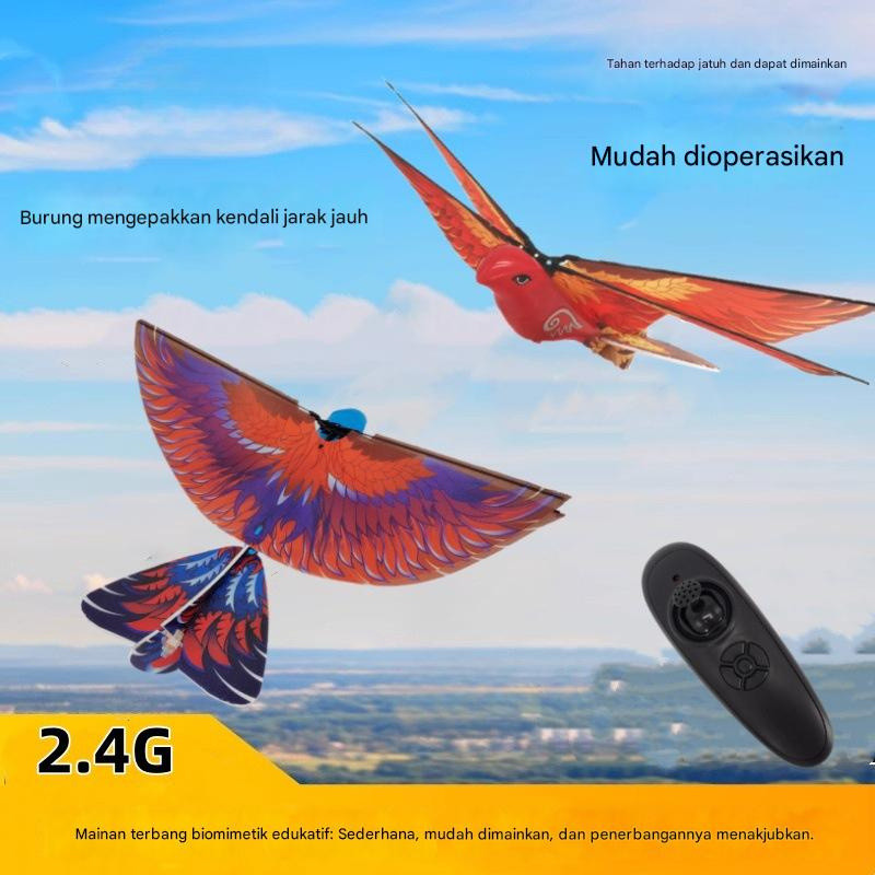 Burung Terbang Listrik Kontrol Jarak Jauh/Mainan Burung Terbang Simulasi/Mainan Anak