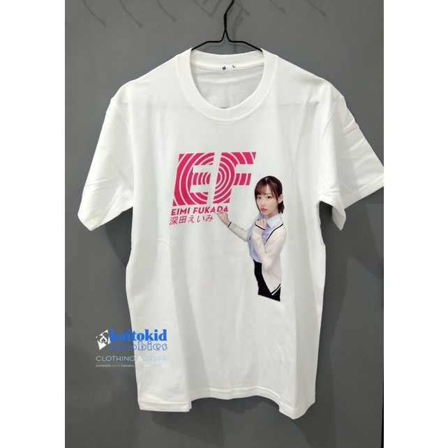 Kaos Waifu Wibu EIMI FUKADA Meme Plesetan Logo PREMIUM 30S FH TERMURAH